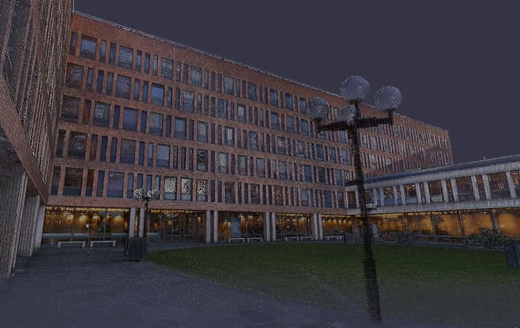 Inskannat punktmoln